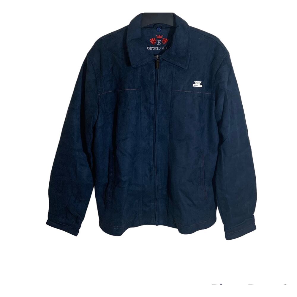 Women’s Classic Emporio & Co. Suede Waist Bomber Jacket Size M